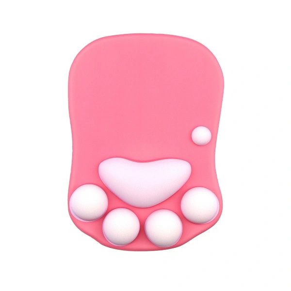 {xj} Musematte med håndleddsstøtte, ergonomisk musematte, Kawaii kattemus