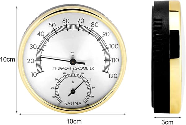 Termometer hygrometer, kjøkkentermometer hygrometer, LCD Dig