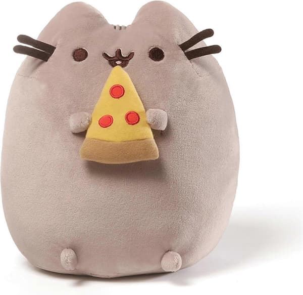 Pusheen Snackable Pizza Plys, Tøjdyr til alderen 8 og opefter, 9.5, Pizza