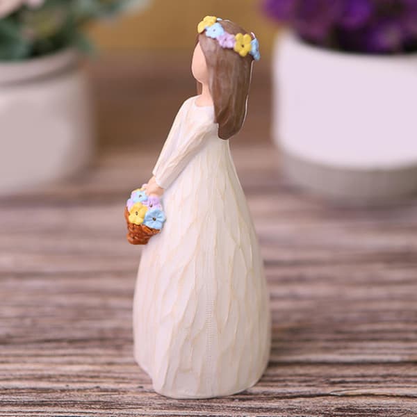 Flerfarget Kakepynt Ornament Alvejente Figur Valentinsdag Dekor
