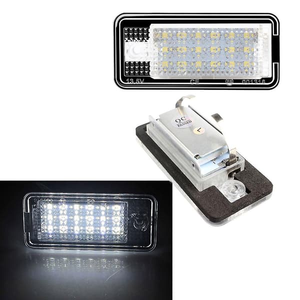 2 stk LED-skiltlys for A3 S3 A4 S4 A6 C6 A8 S8 Q7 Db
