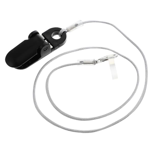 1 pc Anti-lost Hearing Aid Hanging Strap Holder Hearing Aid Protector for the Elderly (Black White)
