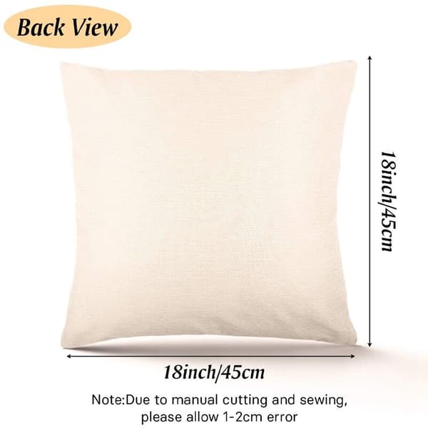 Autumn Pillowcase Autumn Pumpkin Pillowcase Holiday Rustic Linen Pillowcase for Sofa Couch Thanksgiving Decorations