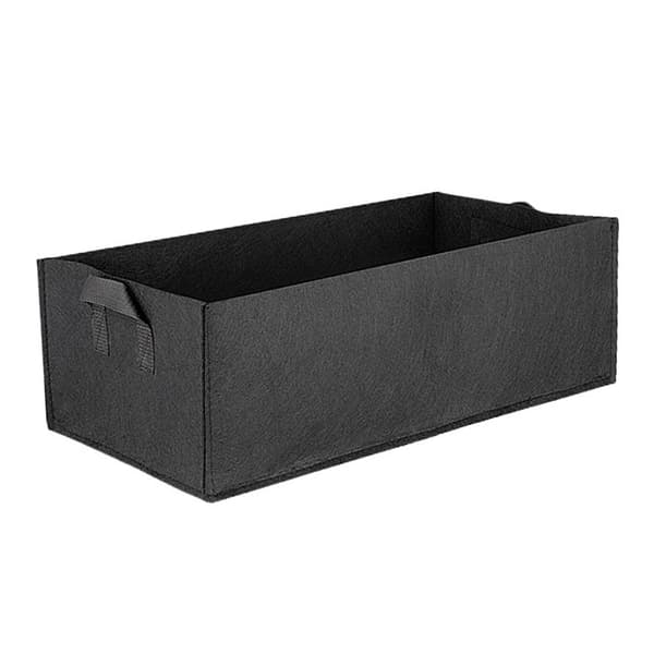 Foldable Felt Grow Bag - Black Svart black