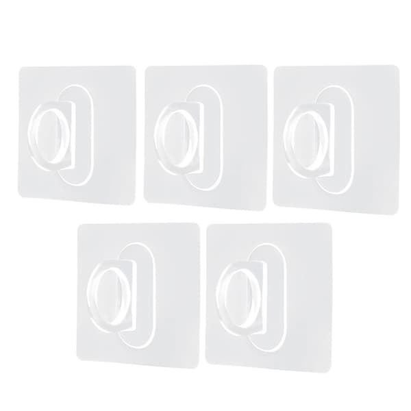 5 Punch-Free Ceiling Mounts Multifunctional Self-Adhesive Rod/Hook Holders