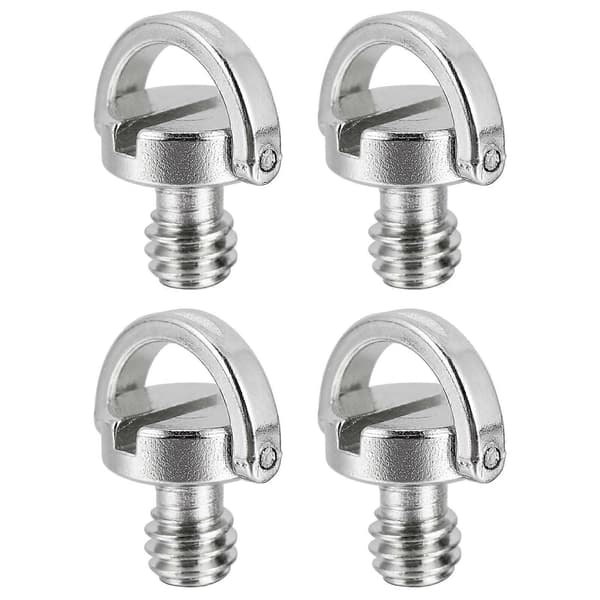4 Pieces Camera Screws with Slot for Tripod Monopod Ball Head Quick Release Plate