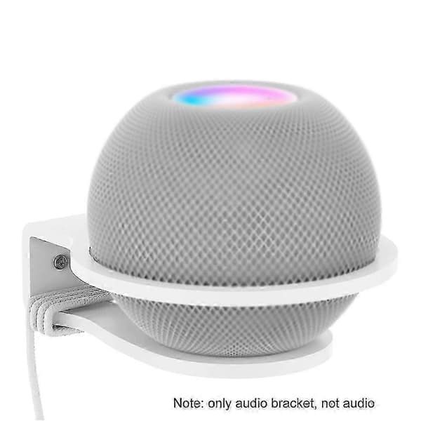 2-pack Väggmonterad Akryl Förvaringshängare Högtalarhållare för HomePod Mini-FA-