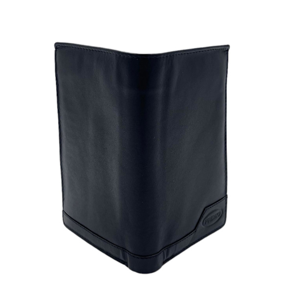 Herre-læderpung Sort Black one size