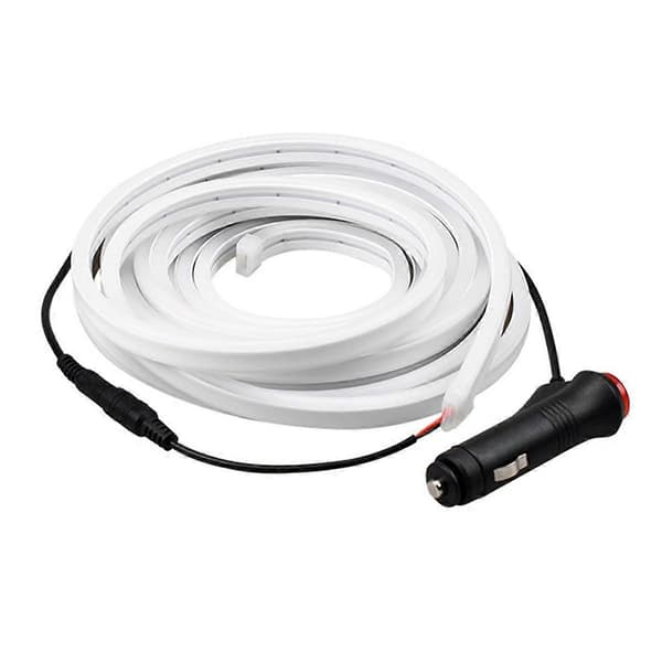 For Model Y 2021-2023 Car LED Light Strip Flexible Rear Trunk Waterproof Neon Light Accessories (Warm White)