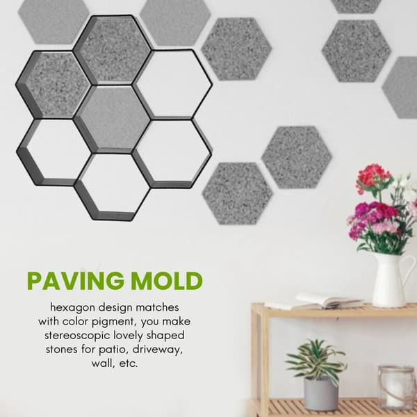 DIY Patio Walk Maker Stepping Stone Concrete Mold Reusable Path Maker Mold Garden Paving Molds 30 30cm