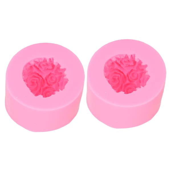 Gjenbrukbar Fleksibel Luktfri Baking Rose Kake Sjokolade Iskrem Silikonform