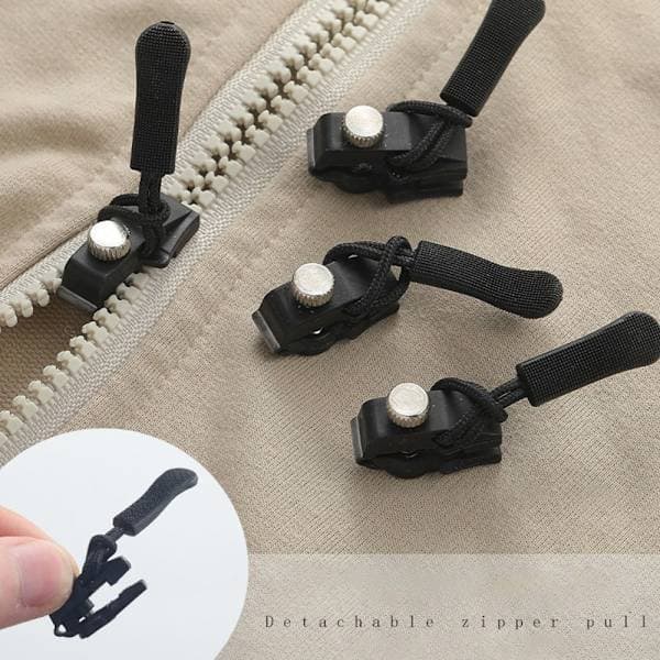 10-pack Zipper Repair Kit Universal Instant Fix Zipper Replacement Broken Buckle DIY Sewing Tool M