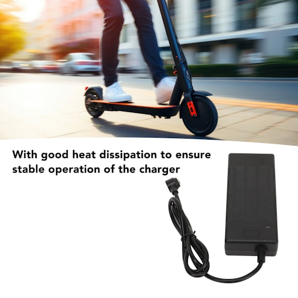 42V 2A Batterilader Strømforsyning Adapter Elektrisk Scooterlader til MI 4 Scooter AC 100‑240V EU Stik