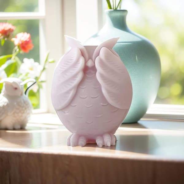 3D Ugle Silikonform | Fleksibel Silikonform for Lyss og Gipsartikler (DB)