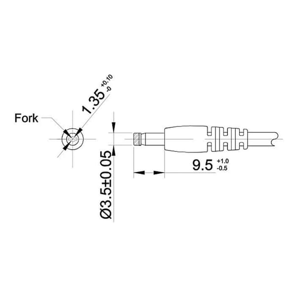 Universal AC/DC-strømforsyning, 12V 2A strømadapter (EU-stik, 2000mA, 3.5/1.35mm), 150cm[DB]