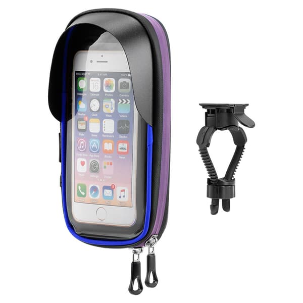 Red Waterproof Reflective Bicycle Phone Holder, Bike Frame Handle