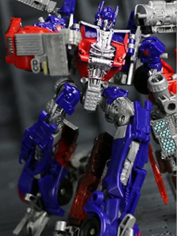 Optimus Warrior - Transformers Lekebil Modell Transformers Optimus Prime Robot Lekemodell Leddbar
