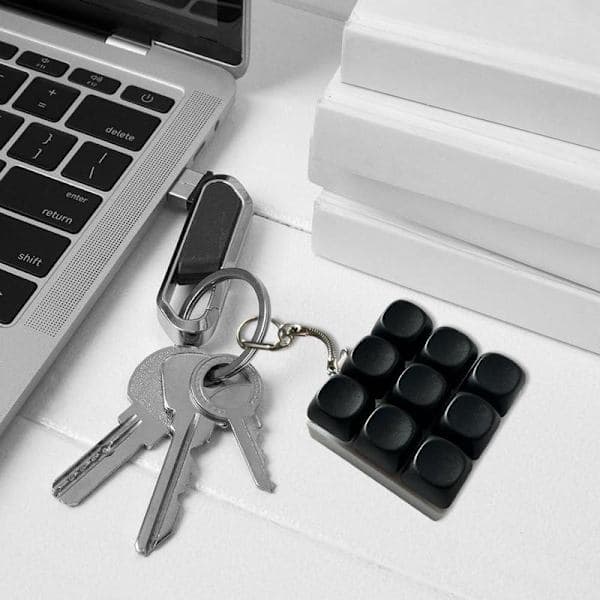 Näppäimistön Fidget-lelu Avaimenperä Näppäimistön Napsautin Avaimenperä Fidget Aistilelut Decompressioniin