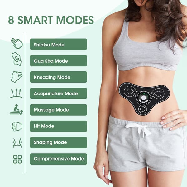 Abdominal Muscle Patch, Multifunctional Microcurrent Slimming Massager