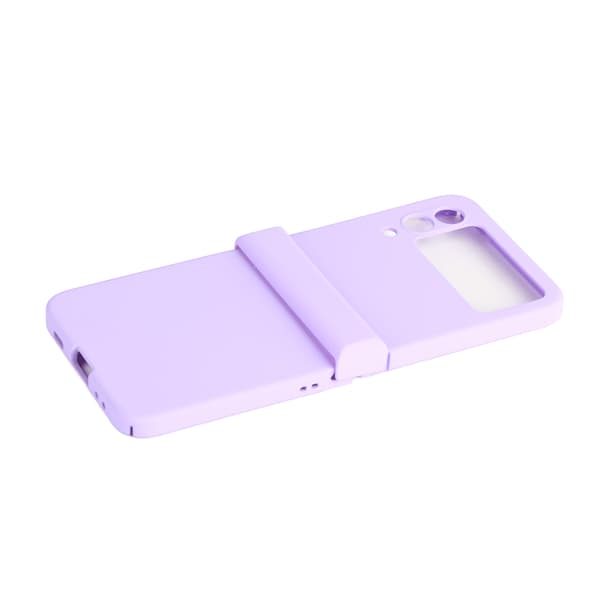 Foldable Screen Phone Case Ultra Thin Scratch Resistant Shockproof Portable Mobile Phone Protective Shell Purple for Zflip3