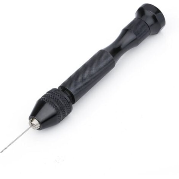 Hand Drill - Mini Aluminum Hand Drill 25 and Twist Drill Bits for Walnut, Amber, Olive, Nut