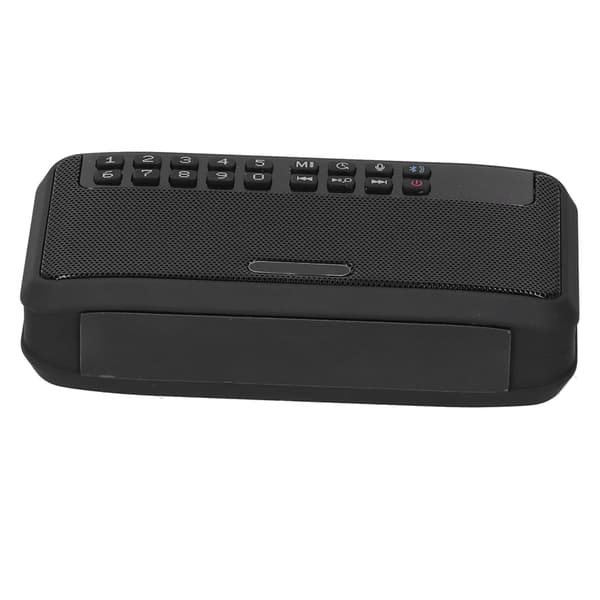 E500 Wireless Portable Bluetooth Speakers with AUX/Memory Card and Flashlight, Black