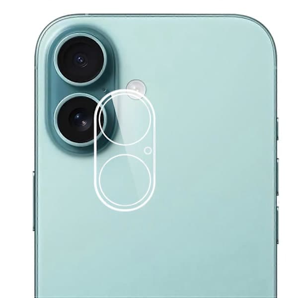 Kamerabeskyttelse til iPhone 17, Arc Edge, Klar hærdet glasfilm