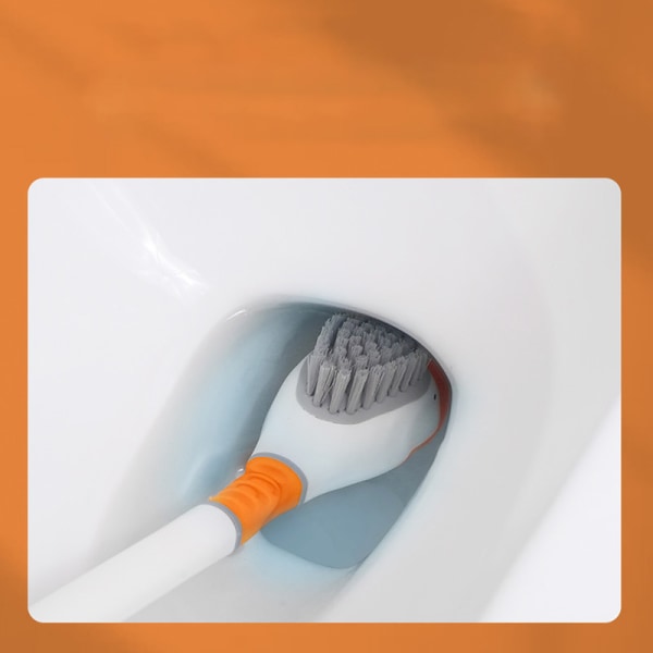 Effektiv rengöring med en snygg toalettborste i silikon