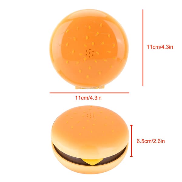 Original hamburger-telefon med ledning som hjemmedekorasjon