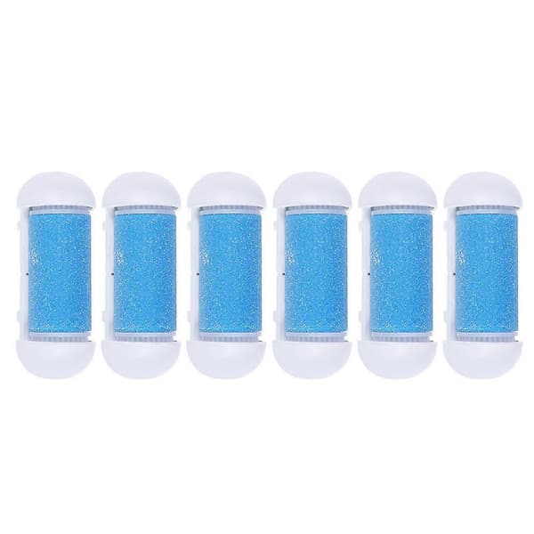 6 Pieces Creative Replacement Heads for Pedicure Foot Dead Skin Remover Rollers