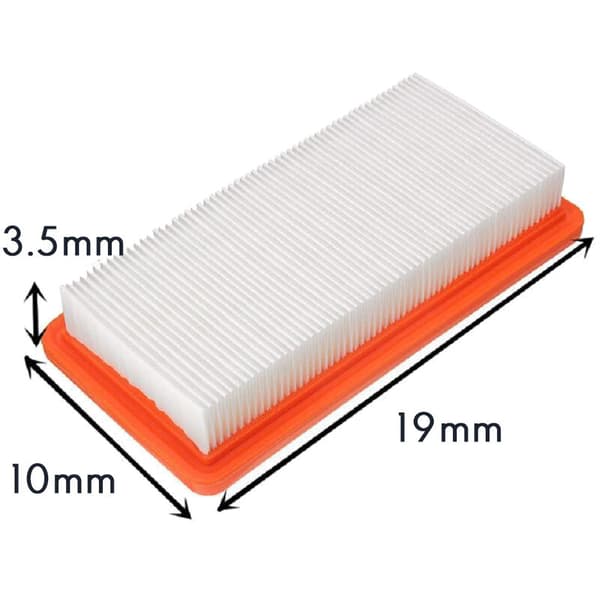 Til Karcher støvsugerfilter fladt filter egnet til Karcher støvsuger DS5500/DS6000/DS5600/DS5800