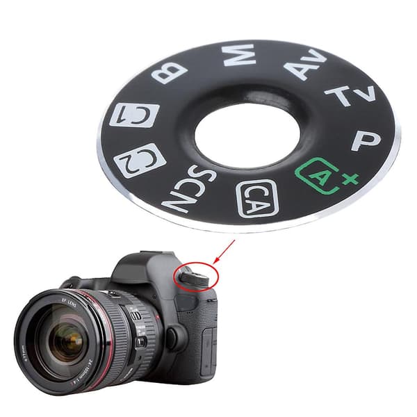 Camera Function Dial Mode Interface Cover Button Repair Parts For Canon Eos 6d New