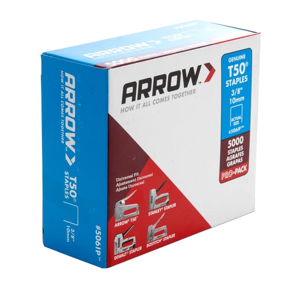 Arrow Kraftiga Häftklamrar (Förpackning med 5000) 6mm Silver Silver Silver 6mm