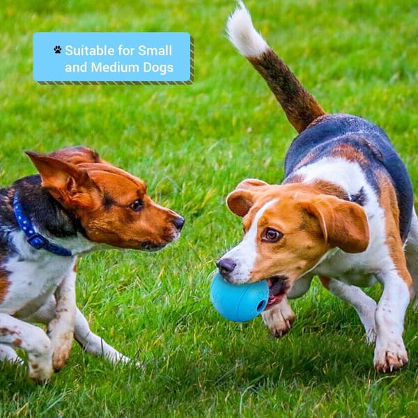 Interaktiv hundleksak bitresistent hundgodisdispenserboll 8cm