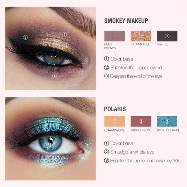 18 Colors Charming Glitter Eyeshadow Powder Cosmetic Eye Makeup