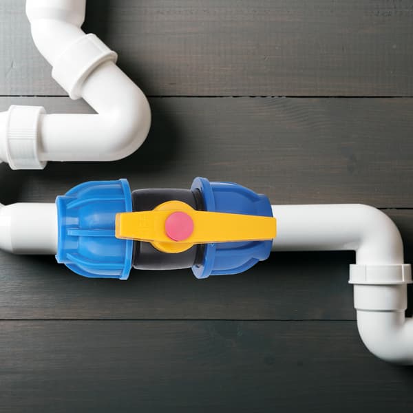 Høykvalitets PE-vannrørkoblinger Ventiladapter Hurtigkuleventilbytte 32 mm