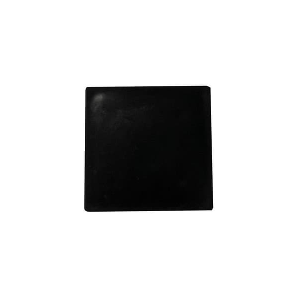 Stål Møbelben Sort Kvadrat 5 x 5 cm og Højde 15 cm (1 stk)