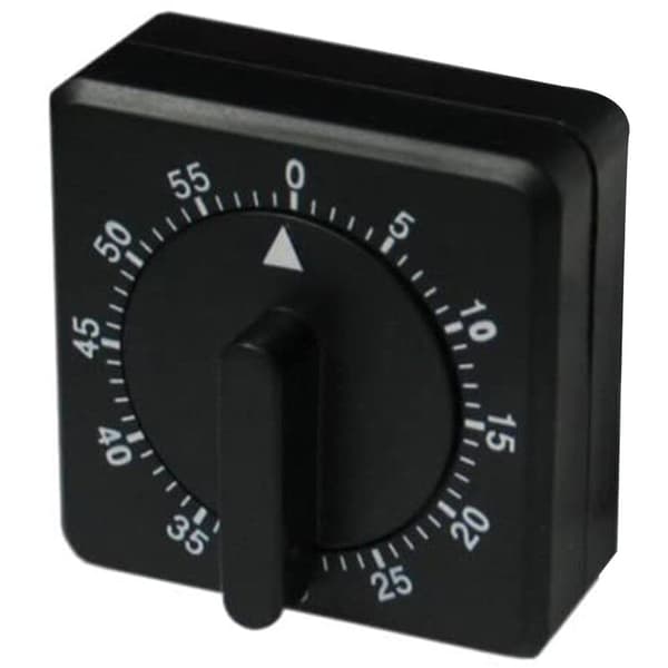 Timer Kjøkkentimer med 80dB Alarm Lyd Nedtellingstimer Hjem Baking Matlaging Dampkoking Manuell Timer Mekanisk Timer