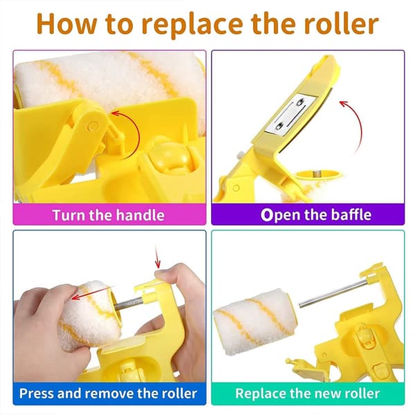 Clean Cut Paint Edger Roller High Toughness Wall Edging Brush for Interior Corner Walls With Box With Box