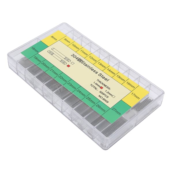 1,0 mm paksuus kellonrannekkeen tapin kitkatanko kellon korjaustarvikkeet 8–27 mm