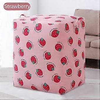 Household Clothes Storage Bag, Sorting Bag, Large Capacity Moving Packing Bag Pink Pink