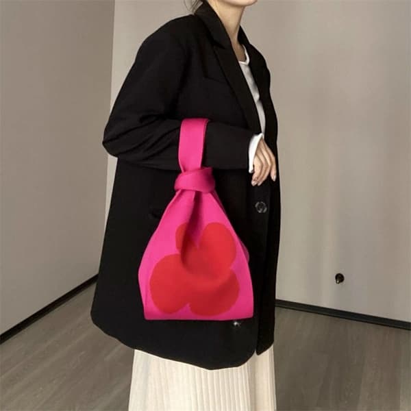 Knitted Handbag Wrist Bag 3 3 3