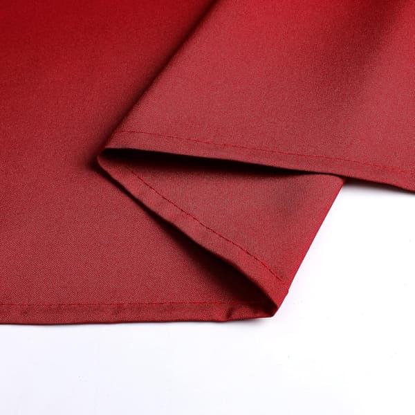 Rund dug i kvalitetsstof, 160 cm-FA- Dark Red