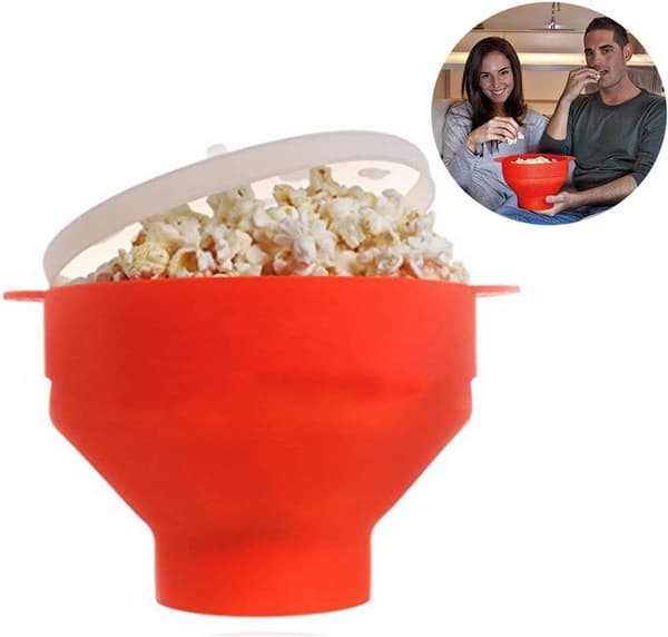 Popcornmaskine silikone til mikrobølgeovn