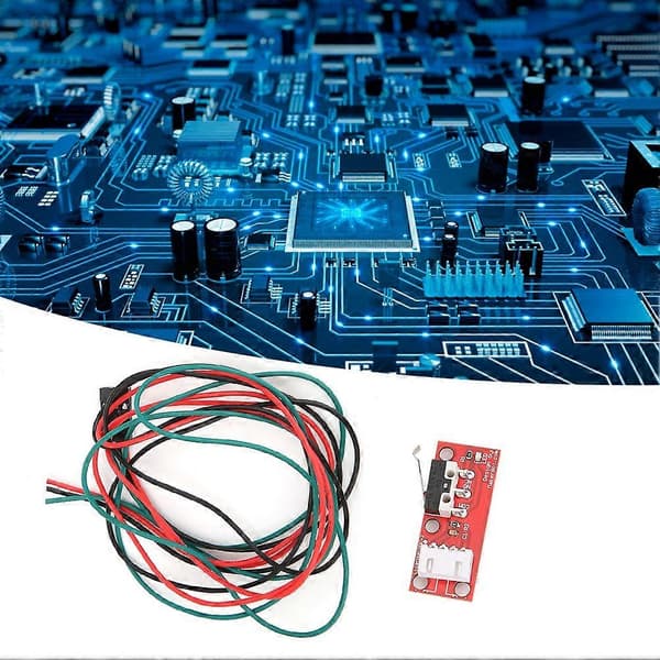 10 stk Plast Sikkerhetskontakt Mikrobryter Rulle med Trådtilbehør for Elektronisk Utstyr