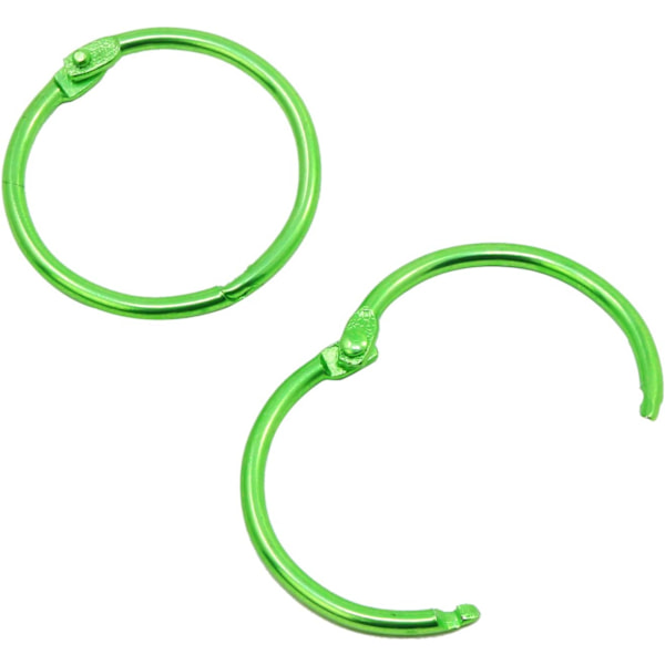 Bogring 45 mm Løsblad Metalfarve Bundet Ring Ring til Scrapb