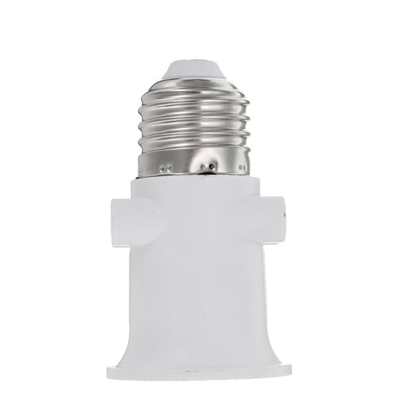 2 stk AC100-240V 4A E27 lampehode konverteringssokkel, lampeadapter-FD-