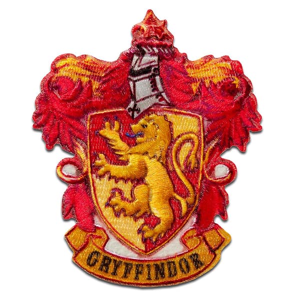 © Gryffindor Vapen - Patch / Strykmärke / Strykapplikation / Märken / Stryka på