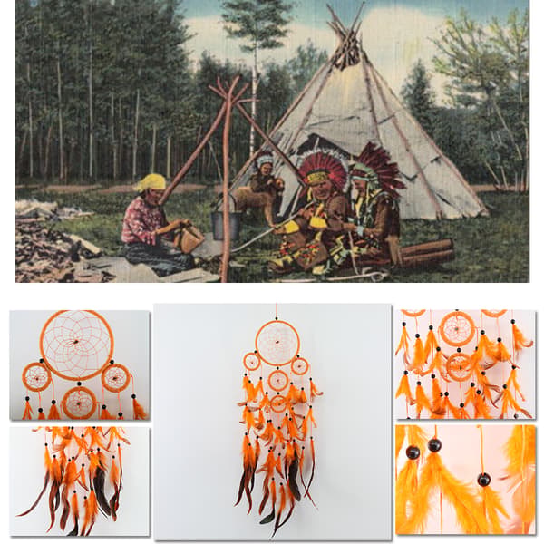 Blå dröm Orange fjäderfiskfilé - diameter 16 cm, l