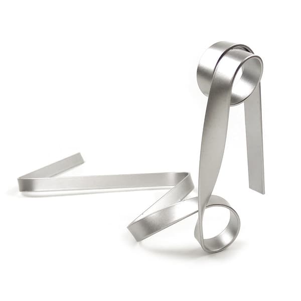 Färgband Suspenderat vinställ Gravity Balance Vinflaskfäste Stöd 750 ml flaska Silver Silver